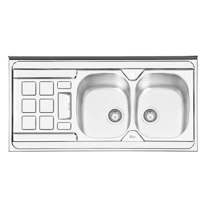 سینک ایلیا استیل مدل 1021روکار Ilia Steel 1021 Siton Sink